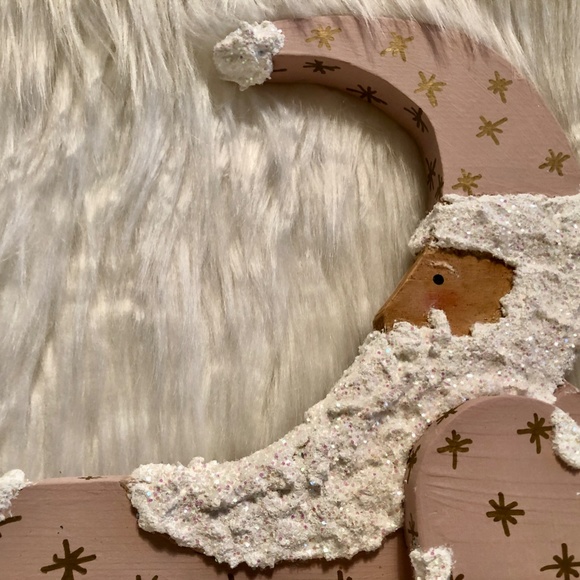 Pink & Gold Primitive Santa - Picture 4 of 5